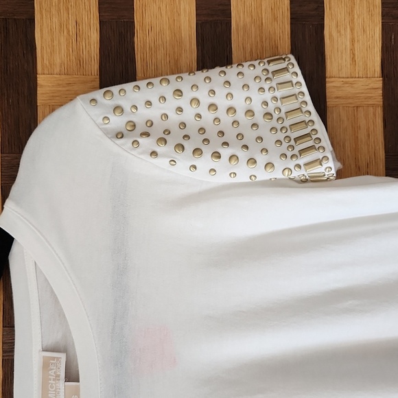 Michael Kors stud sleeve tshirt - Picture 3 of 8